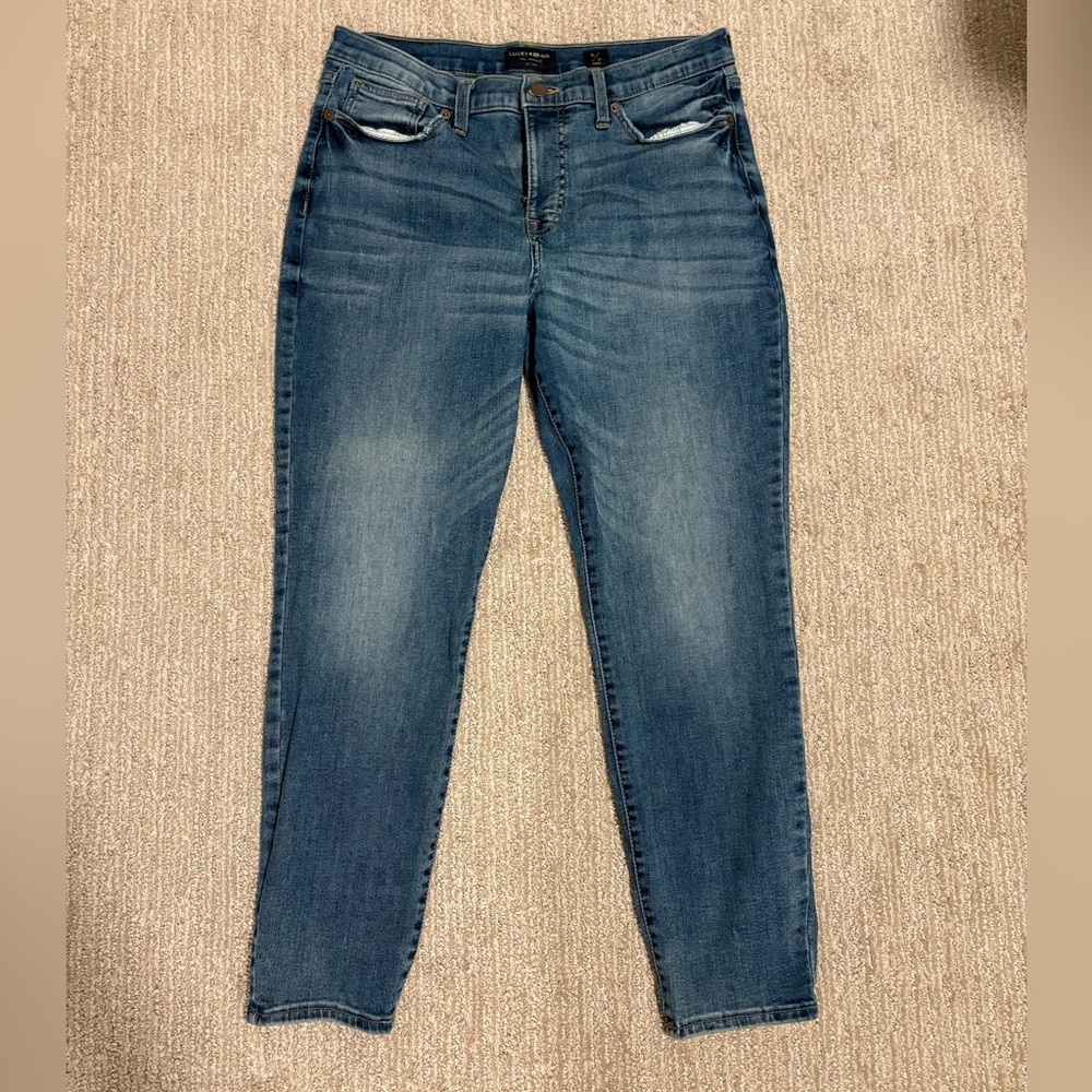 Lucky Brand Women's Medium Blue Skinny Jeans